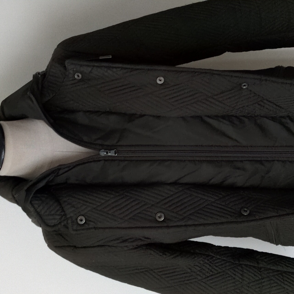 Kenneth Cole Women's Quilted Hooded Jacket - Olive - Picture 10 of 12